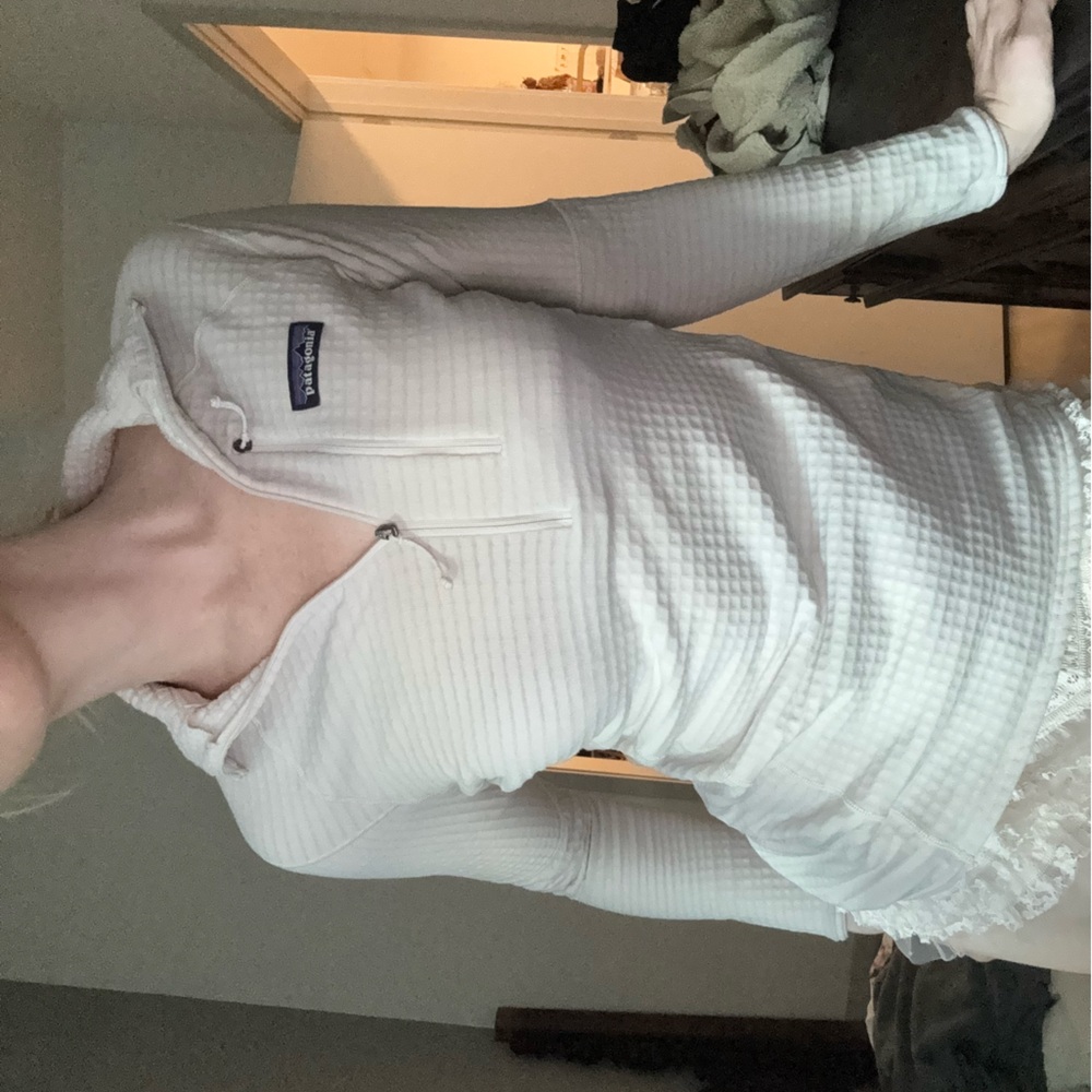 Patagonia White Long Sleeve Shirt